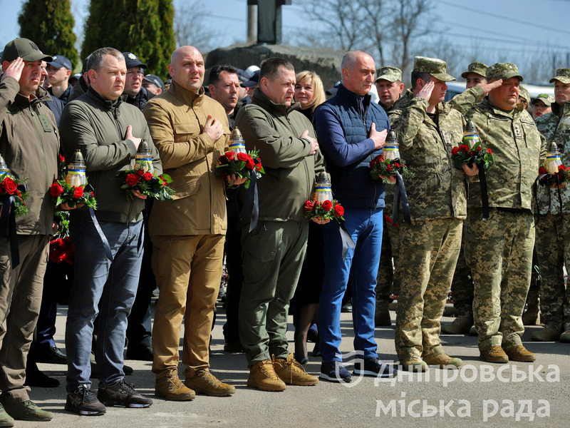 Мер Дніпра взяв участь у панахиді в пам’ять про загиблих українських воїнів