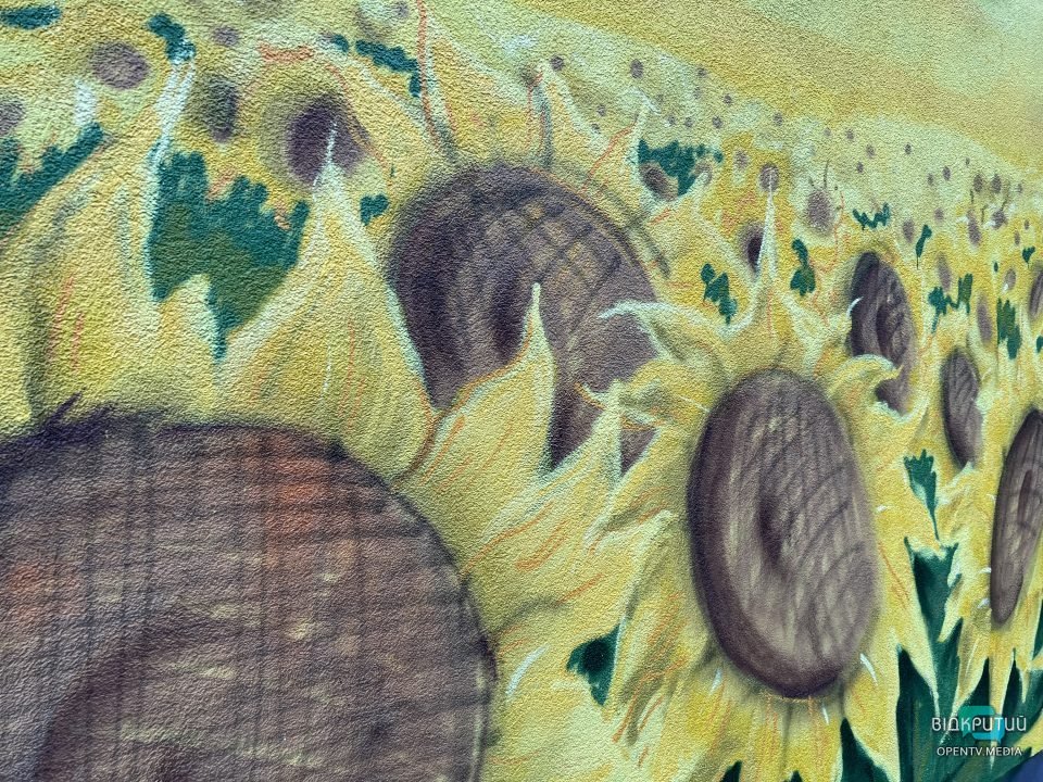 Рядки Шевченка та «тракторні війська»: у Дніпрі з'явився патріотичний стінопис (Фото) - рис. 6