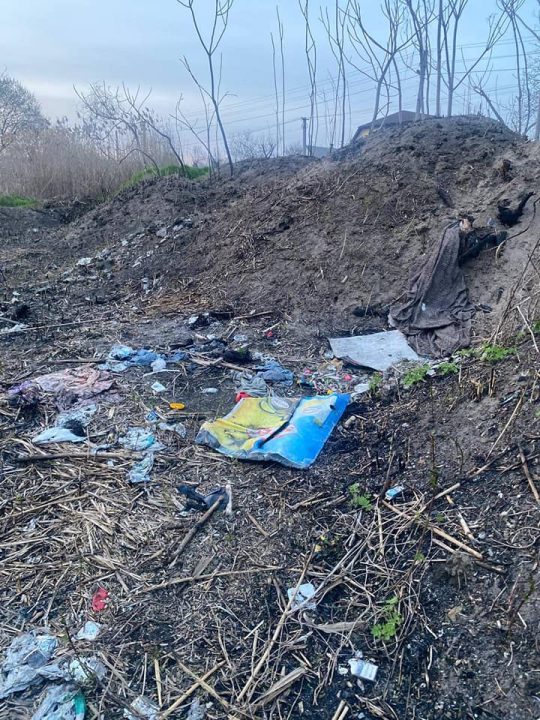 Берега озера Курячье в Днепре недолго оставались без мусора (Фото)