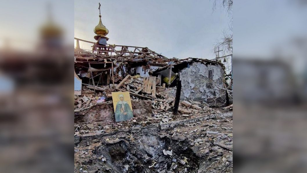 Верх цинізму: у Запорізькій області російські окупанти зруйнували церкву у Великодню ніч