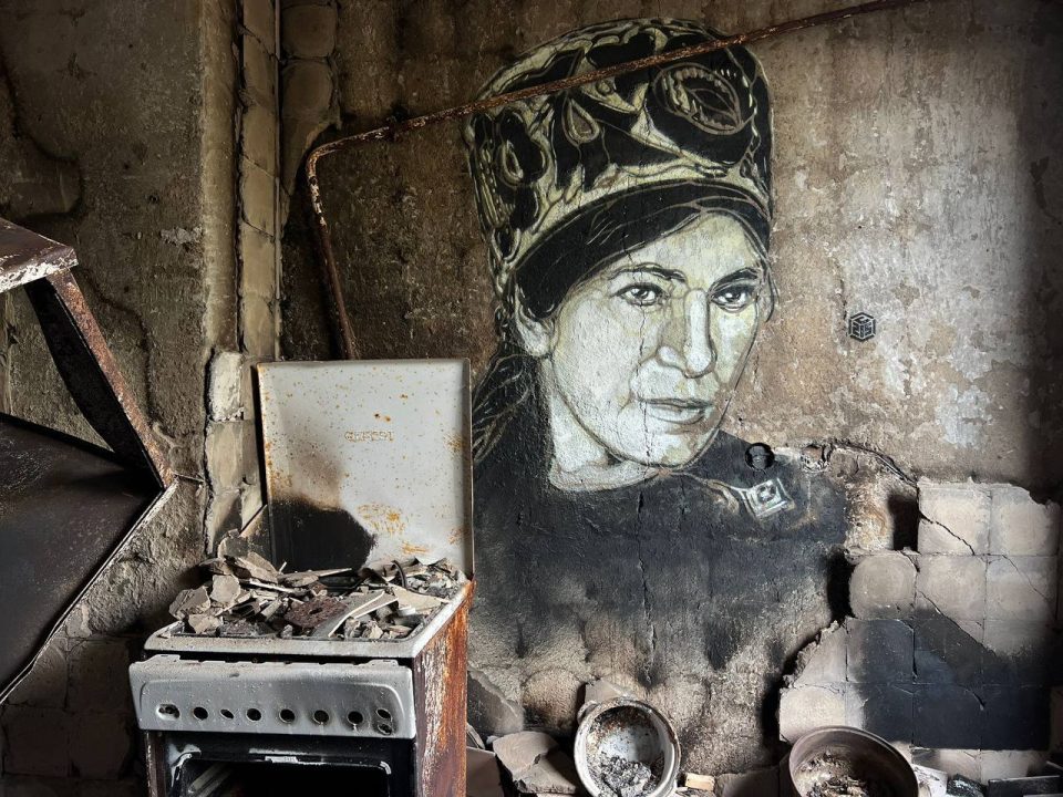 Искусство на руинах: в Киевской области появились портреты украинских культурных деятелей - рис. 3