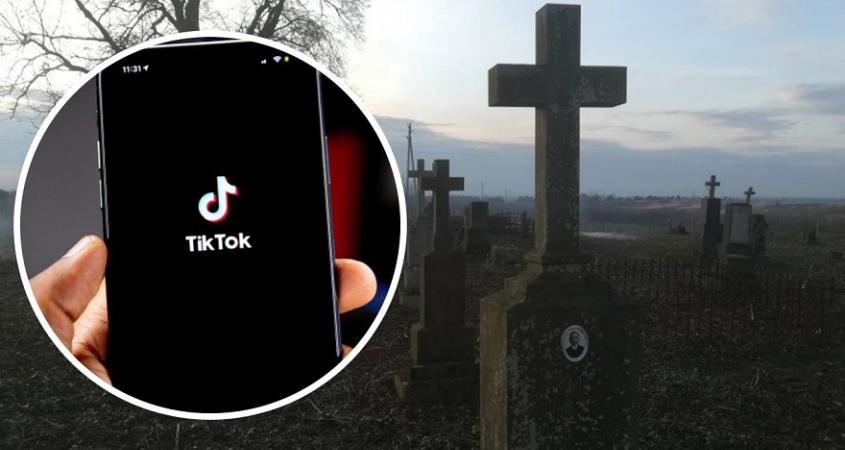 На Дніпропетровщині підлітки влаштували фотосесію на кладовищі