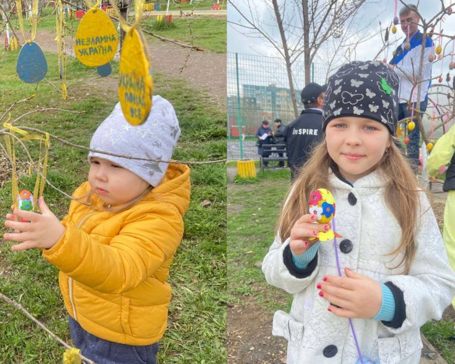 "Розквітли писанками": у Кривому Розі парк "Щастя" прикрасили до Великодня