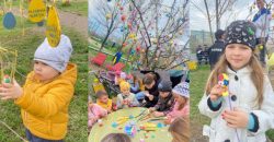 "Розквітли писанками": у Кривому Розі парк "Щастя" прикрасили до Великодня