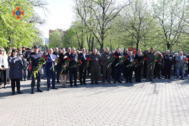У Дніпрі вшанували пам'ять жертв Чорнобильської катастрофи