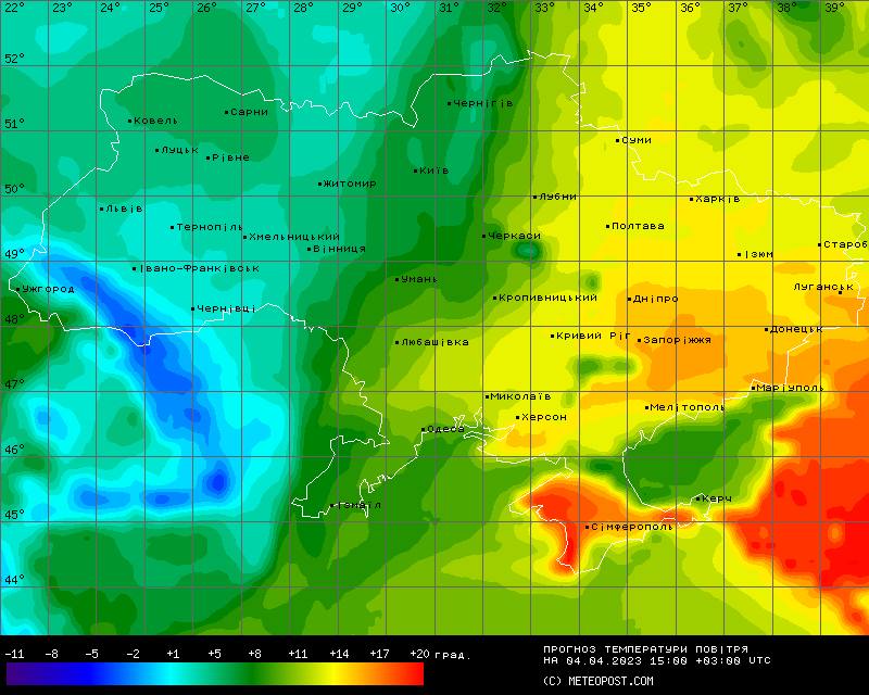 +13 та хмари: якою буде погода у Дніпрі 4 квітня