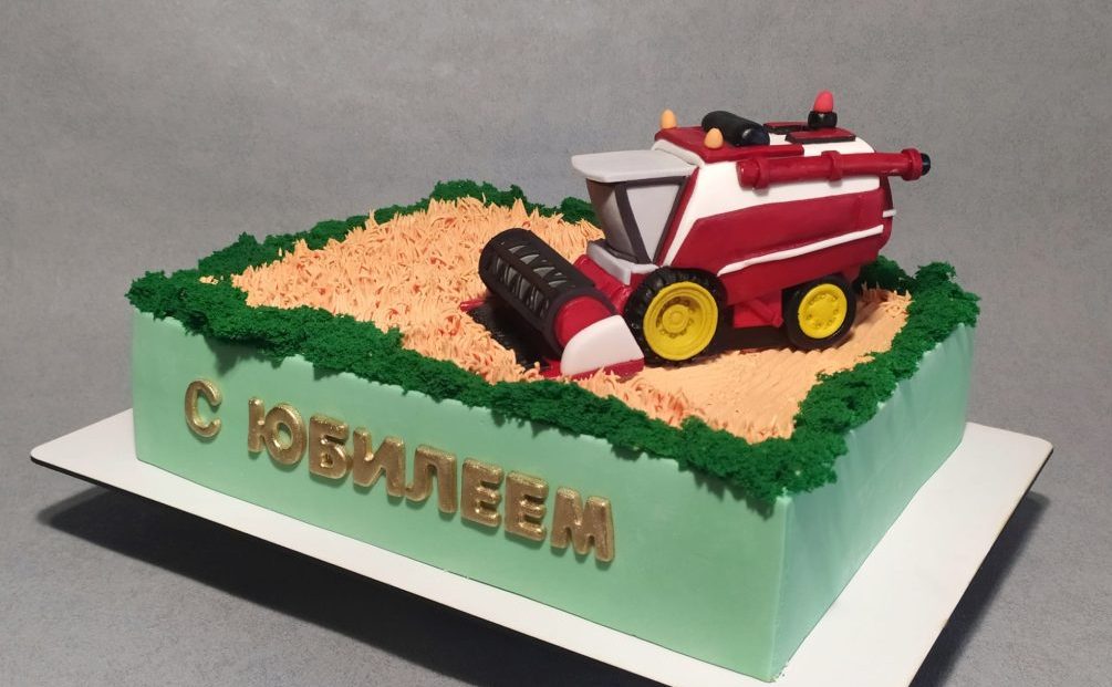 Пшениця та комбайн: кондитер із Дніпра приготував новий торт