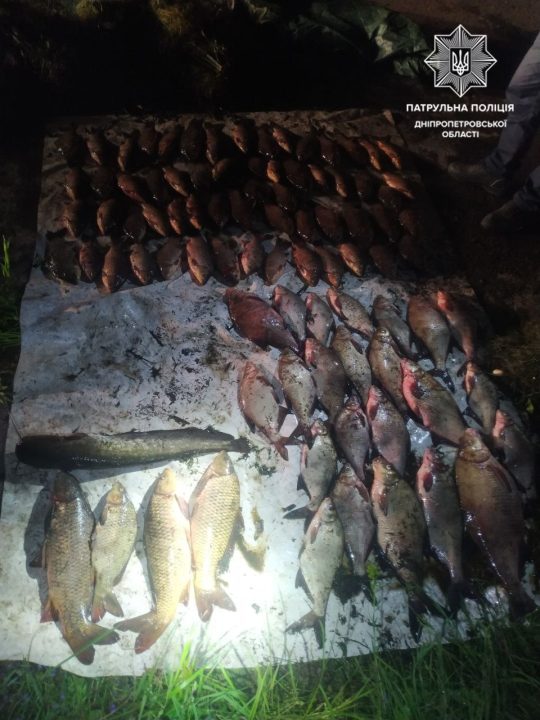 У Дніпрі затримали кількох браконьєрів – порушників нерестової заборони лову риби