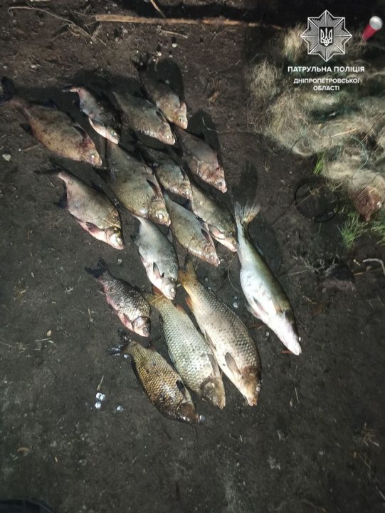 В Днепре задержали нескольких браконьеров – нарушителей нерестового запрета ловли рыбы