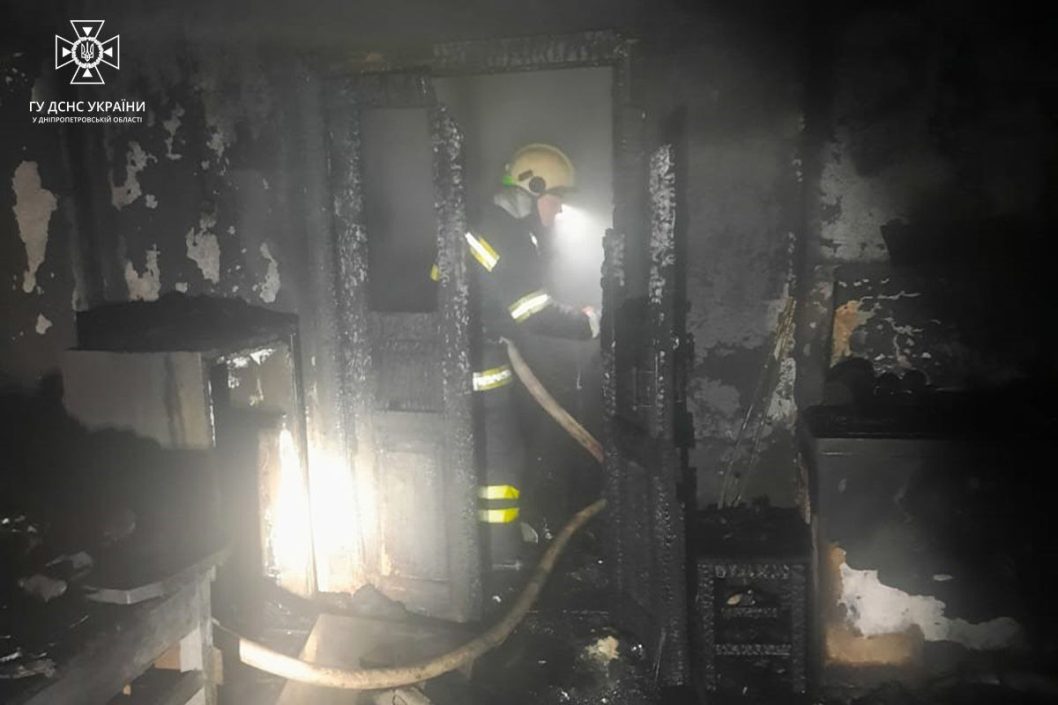 На Дніпропетровщині внаслідок пожежі загинула 70-річна жінка