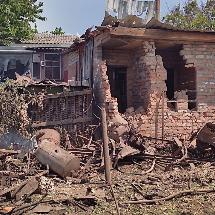 Сьогодні російські окупанти двічі поцілили по Нікополю - рис. 1