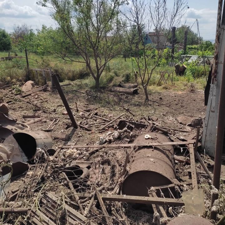 Сьогодні російські окупанти двічі поцілили по Нікополю