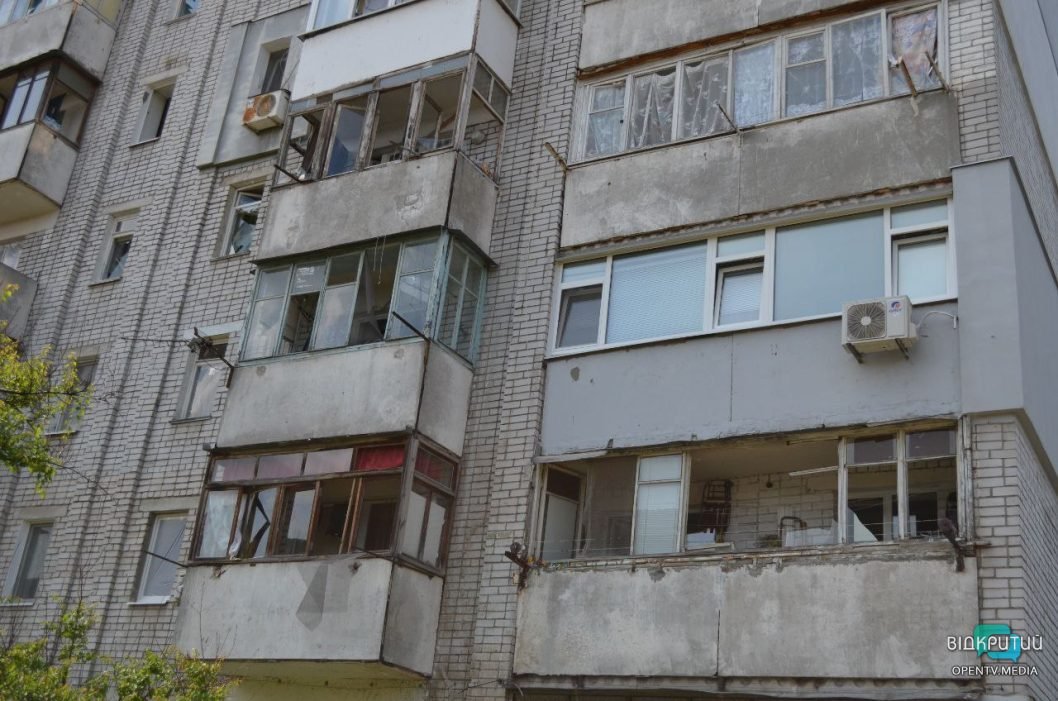 У Дніпрі пошкоджені будинки ОСББ та ЖБК: куда звертатися мешканцям