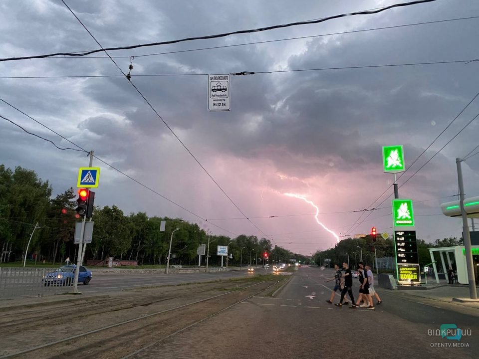 Дощі з грозами та градом: прогноз погоди у Дніпрі на 25 червня