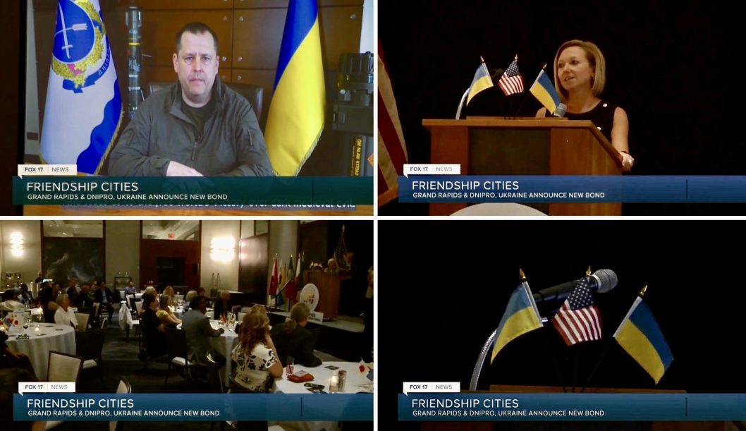 Дніпро та Гранд-Репідс (США) офіційно оголосили про дружбу між містами