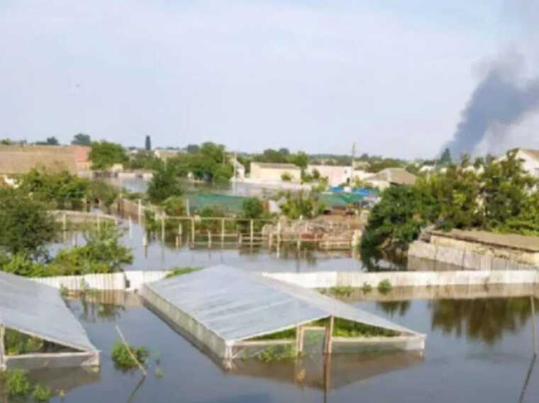 Уровень воды в Каховском водохранилище вернулся в природное русло Днепра