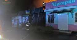 У Дніпрі через влучання блискавки загорівся магазин