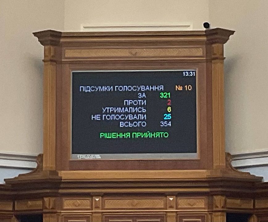 Верховная Рада отправила в отставку министра культуры Александра Ткаченко и продлила военное положение