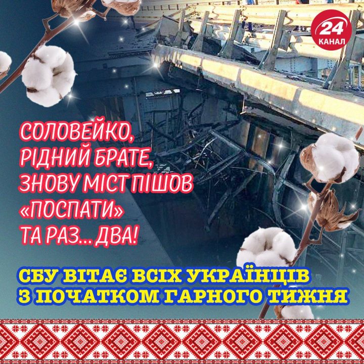 На Крымский мост заглянула госпожа Бавовна: сеть заполонили мемы - рис. 11