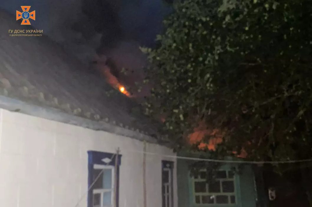 На Дніпропетровщині внаслідок пожежі постраждав чоловік