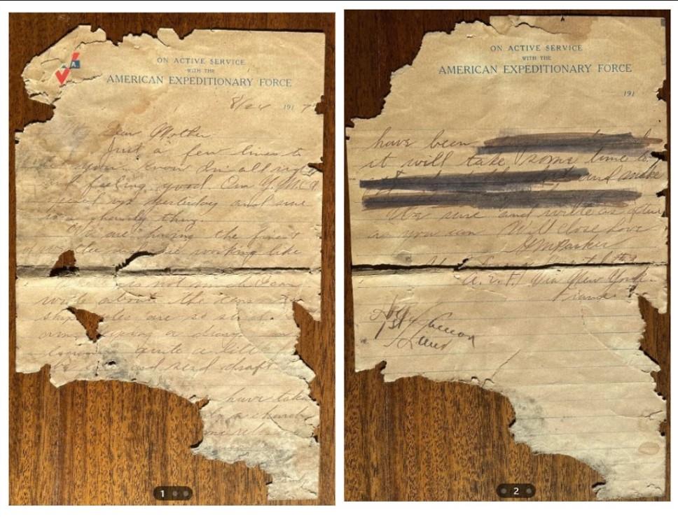 Мужчина во время ремонта нашел письмо американского солдата времен Первой мировой войны - рис. 1