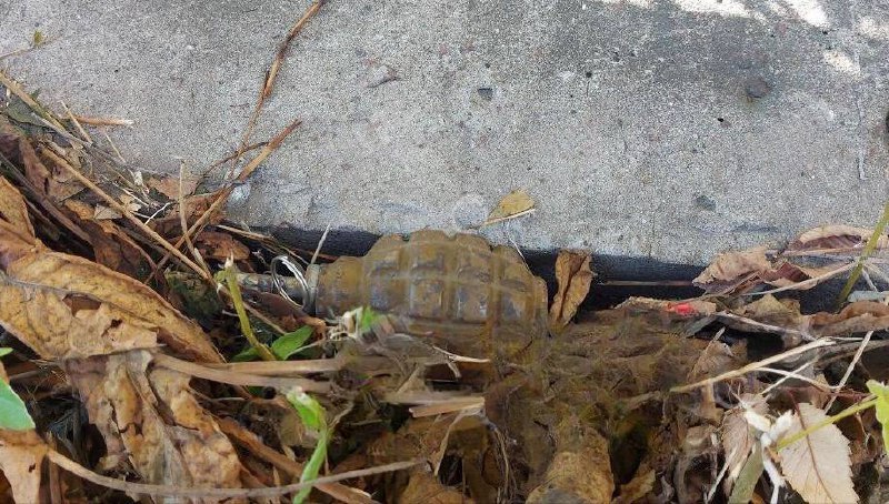 У Дніпрі на вулиці знайшли споряджену бойову гранату
