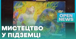 В днепровском метро презентовали выставку «Искусство в укрытии» - рис. 1