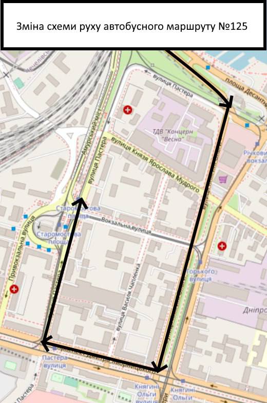 У Дніпрі автобуси №125 курсуватимуть по-новому
