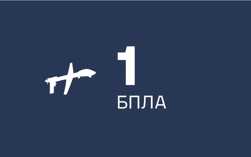 На Дніпропетровщині сили ППО знищили російський дрон  - рис. 1