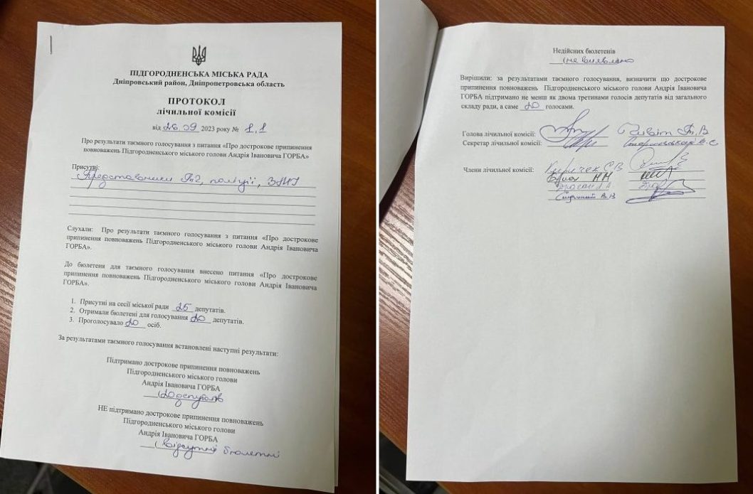 У Підгородному на Дніпропетровщині мера відсторонили від посади - рис. 2