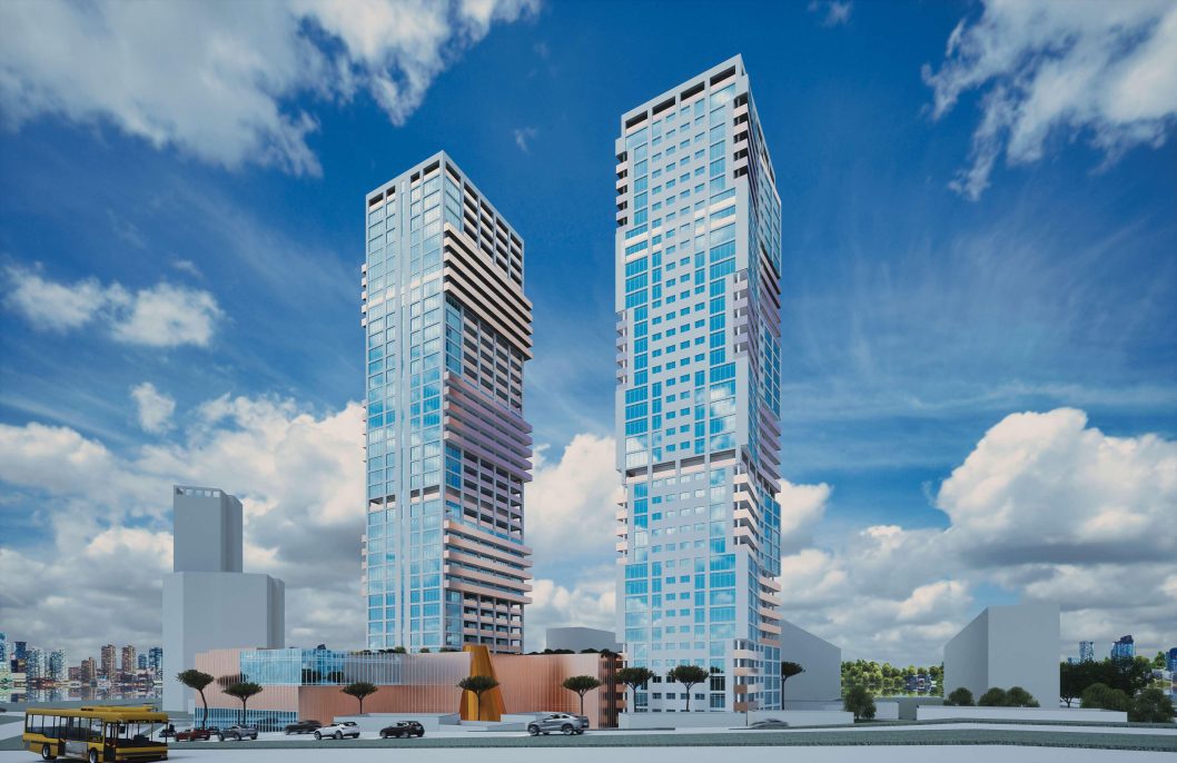 На лівому березі Дніпра може з'явитися конкурент відомим «Вежам-близнюкам» - рис. 2