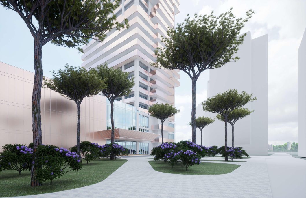 На лівому березі Дніпра може з'явитися конкурент відомим «Вежам-близнюкам» - рис. 4