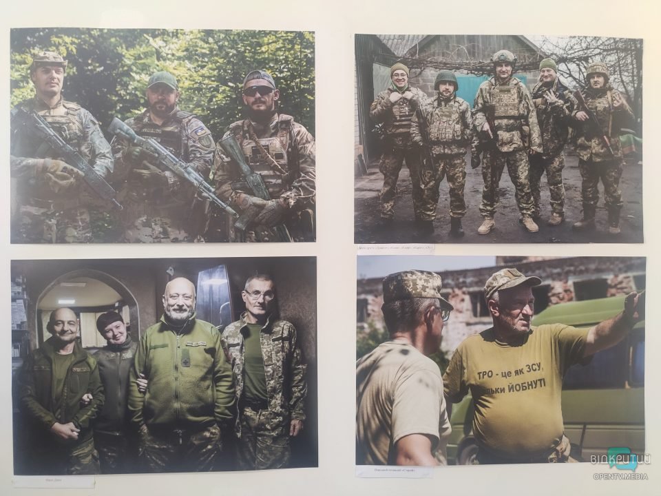 В Днепре открыли выставку: 128-я отдельная бригада Сил терробороны глазами фотокора - рис. 35