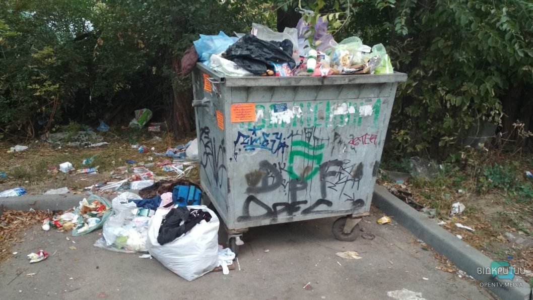 Гори пакетів та сморід: у Дніпрі на ж/м Західний не вивозять сміття