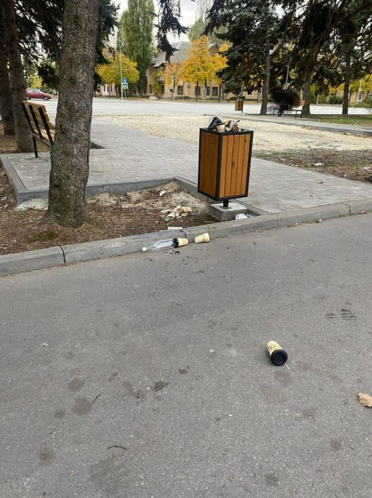 В Днепре жители Приднепровска возмущены заполненными мусорными урнами - рис. 3