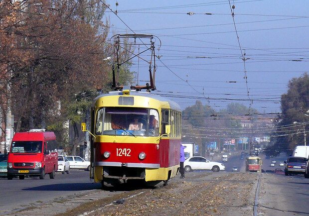 В Днепре временно сменит движение один из трамваев - рис. 1