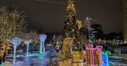 У Дніпрі до новорічних свят прикрасили Успенську площу
