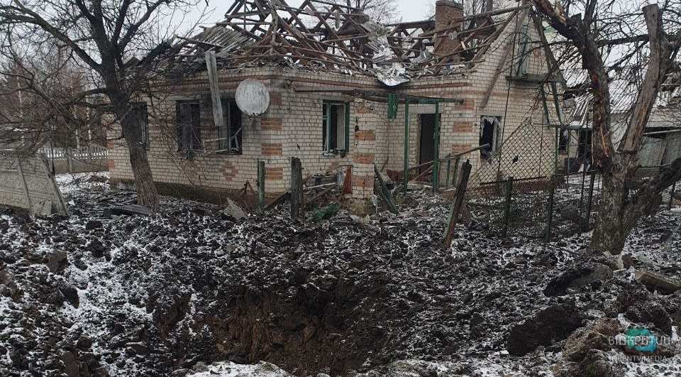 Наслідки ракетного удару окупантів по Павлоградському району Дніпропетровщини