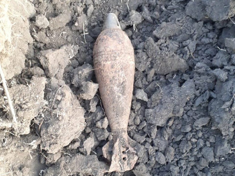 У Дніпрі біля цвинтаря знайшли нерозірваний снаряд часів Другої світової - рис. 1