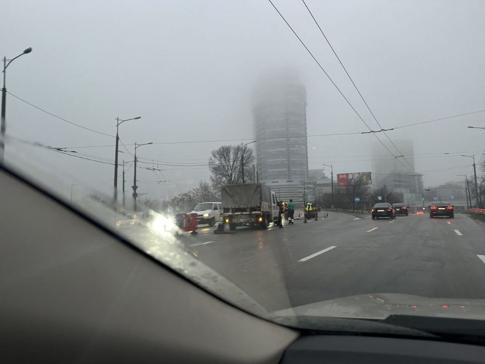 У Дніпрі в бік центру утворюється затор