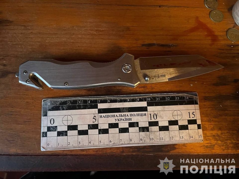 На Дніпропетровщині жінка вдарила ножем знайомого