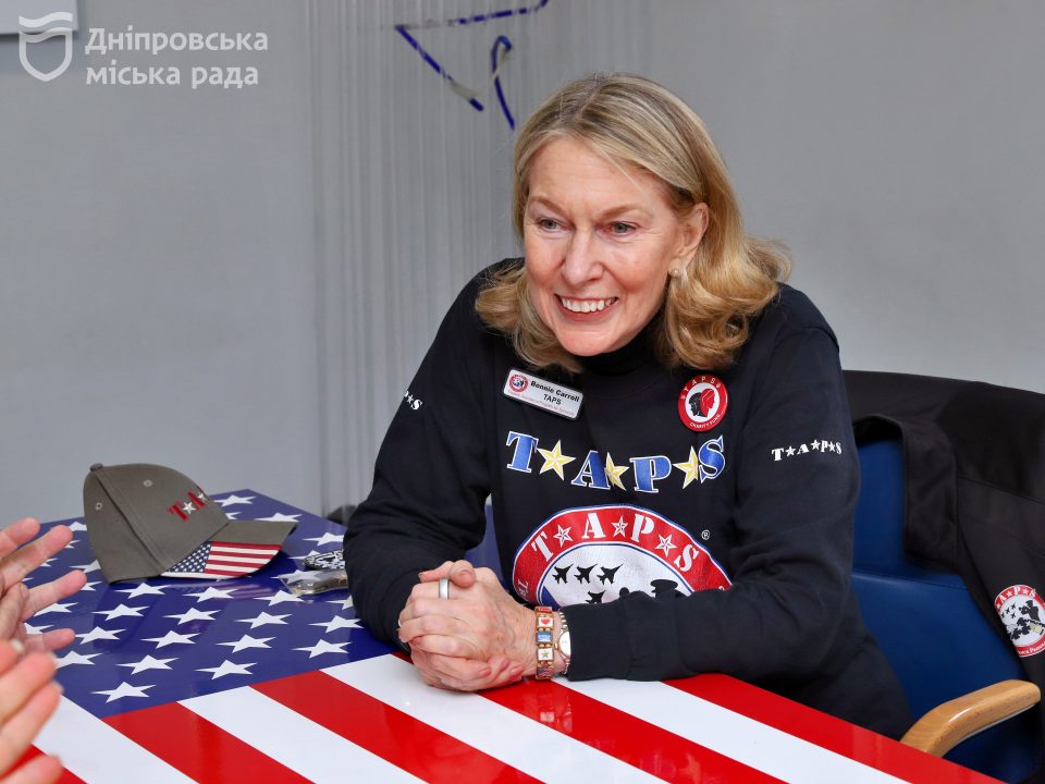В Днепре с визитом президент международной организации TAPS Бонни Кэрролл - рис. 1