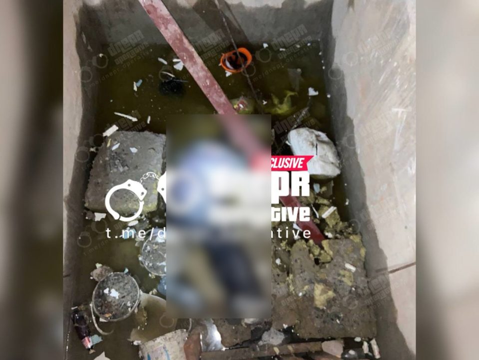 В Днепре в шахте лифта обнаружили труп человека - рис. 1