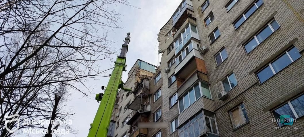 Днепр продолжает преодолевать последствия шахедной атаки, произошедшей 23 февраля - рис. 3