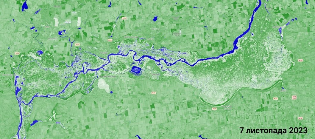 Каховське водосховище почало заповнюватись водою