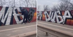 На Дніпропетровщині намалювали графіті на честь 3-ї ОШБр