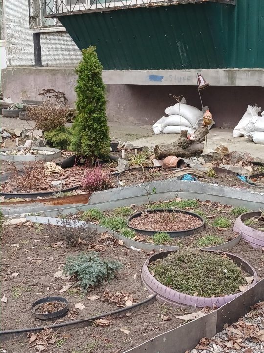 Жителі Дніпра власноруч створюють дизайнерський двір