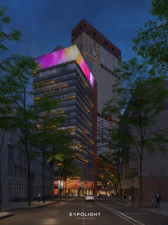 Экраны, лазеры и кастомные светильники: новый торгово-деловой комплекс в Днепре будет иметь сверхсовременное освещение - рис. 2