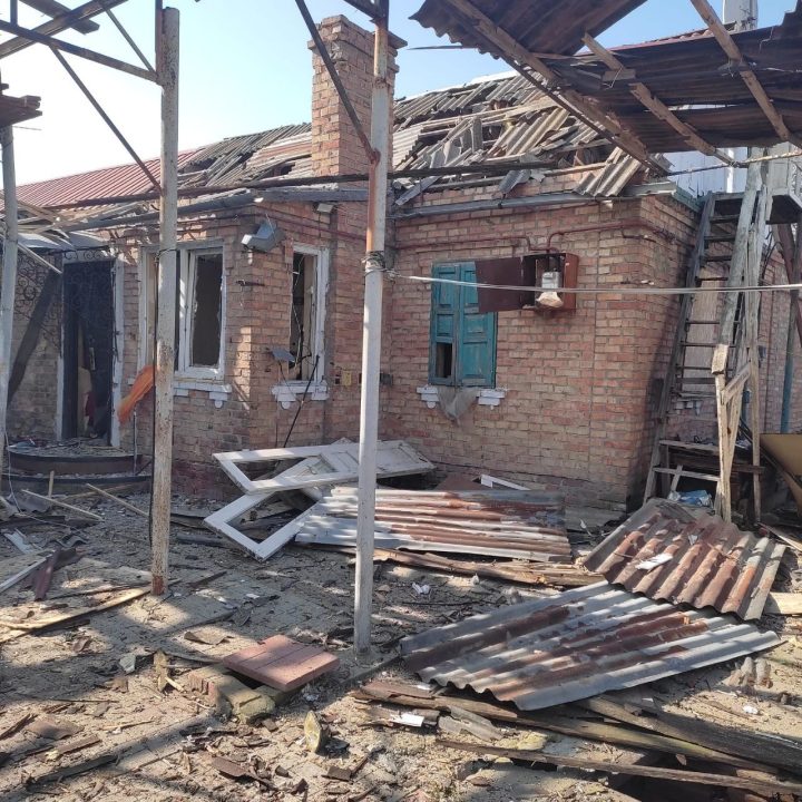 Росіяни атакували Нікопольський район вісім разів