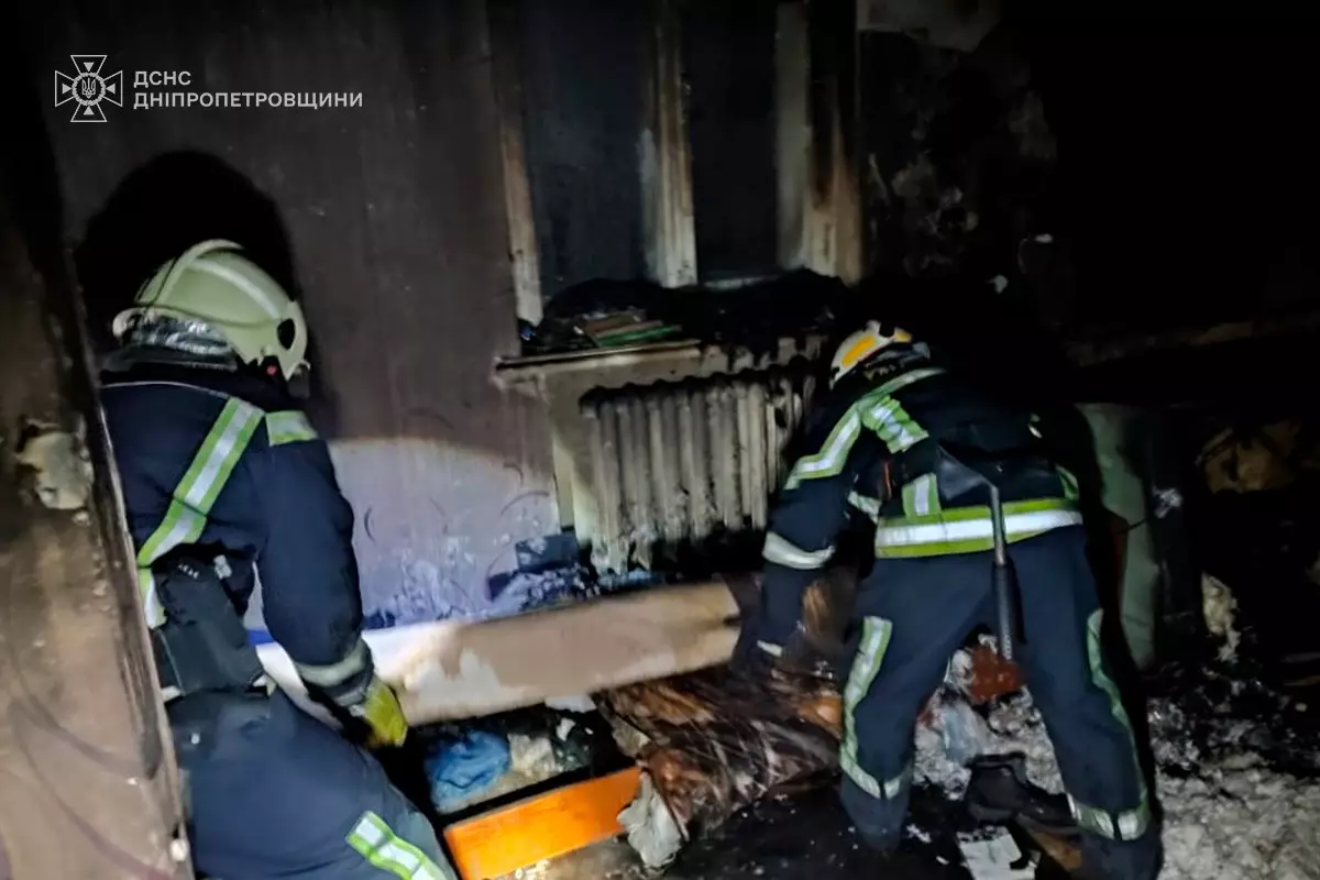 В Днепропетровской области во время пожара погиб мужчина - рис. 1